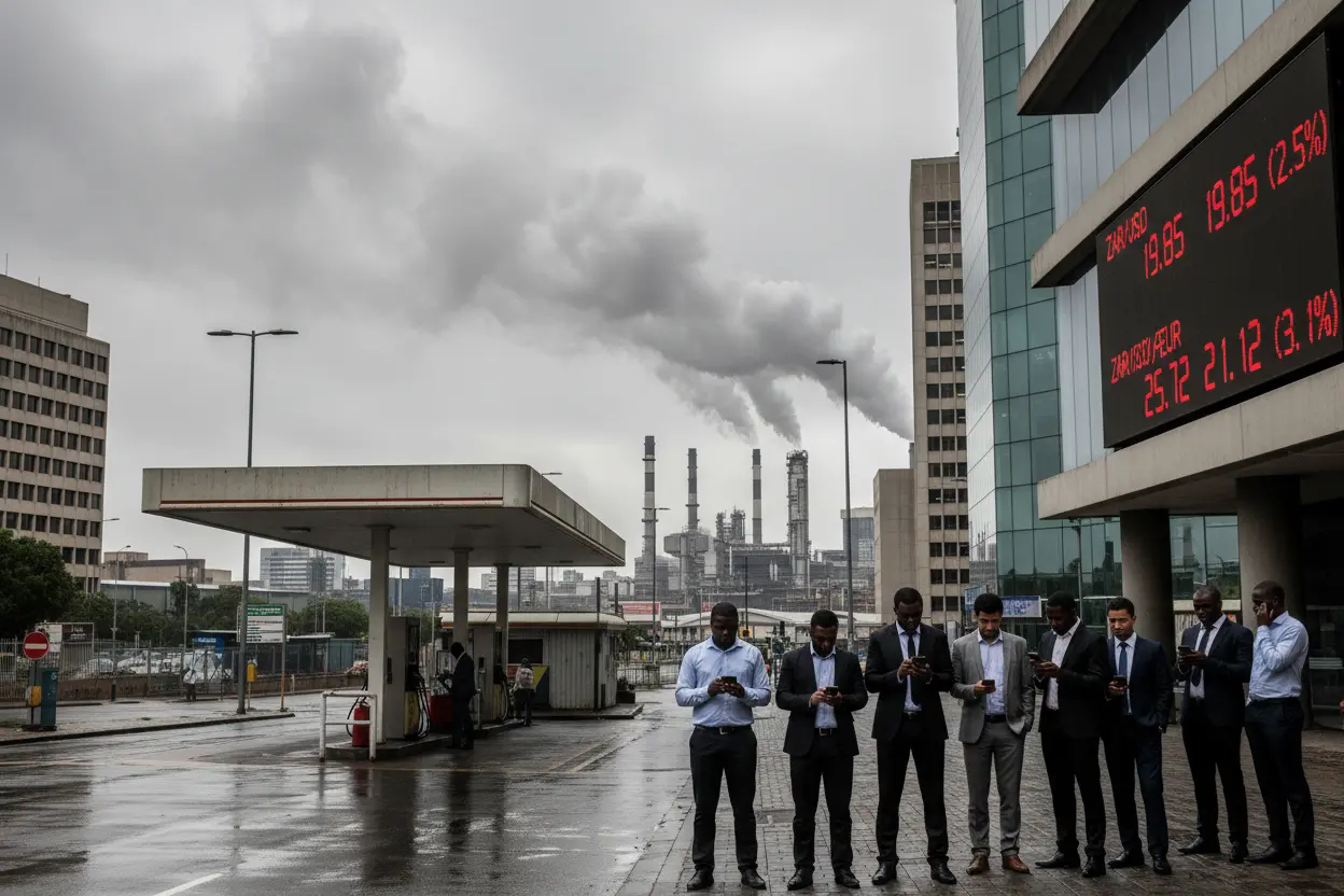 南アフリカでランド史上安値更新、燃料と政治説明責任が同時に崩れる衝撃！