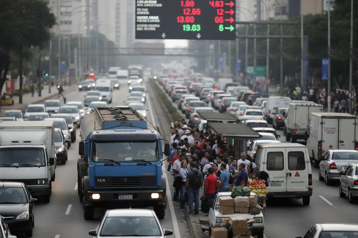 ブラジル、燃料高と通貨ショックで成長危機！家計支出が食い止めるも…