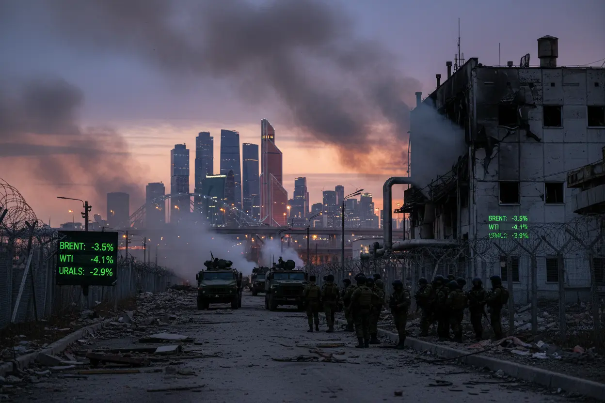 ロシア、石油安と市場混乱が暴いた国家の脆弱性！治安強化で持ちこたえられるか