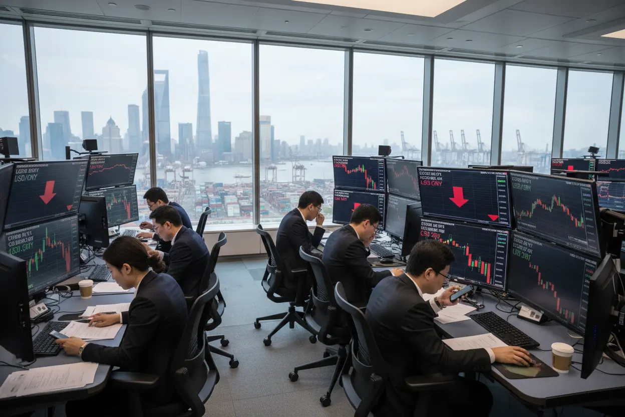 中国経済に激震！信用拡大の一方で人民元急落と株安が露呈する“見えない亀裂”